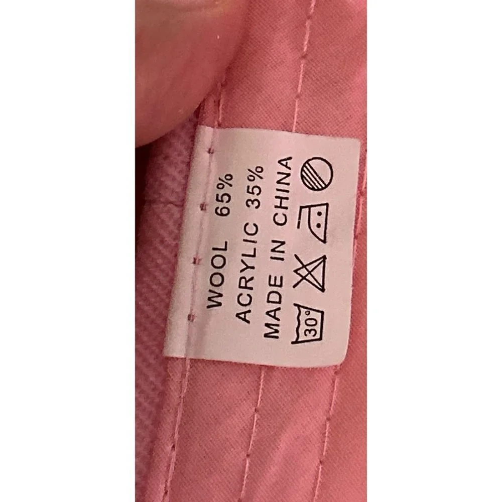 John Deer Pink Denim Baseball Hat Logo Adjustable Backing